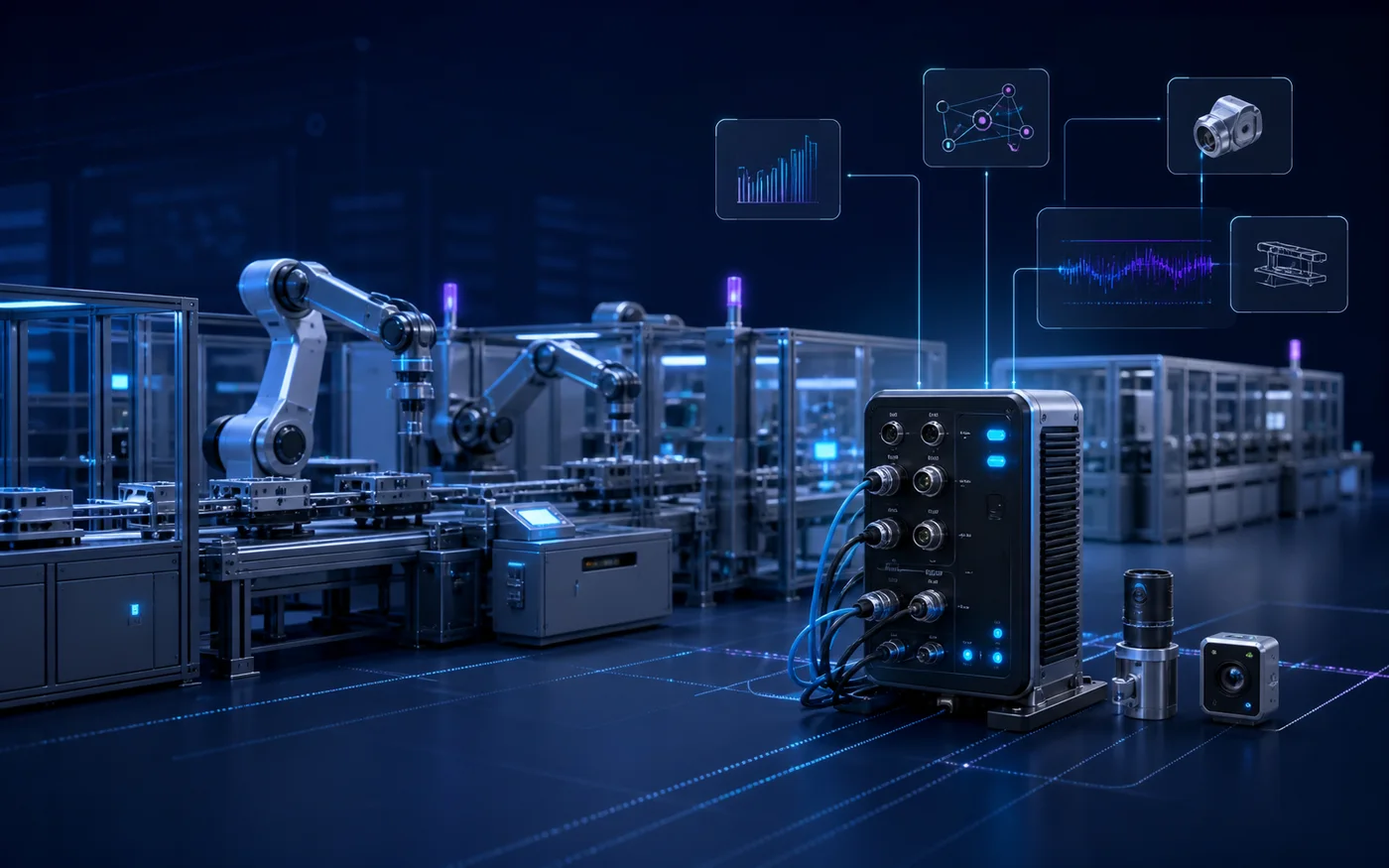 Connected factory production management and reporting
